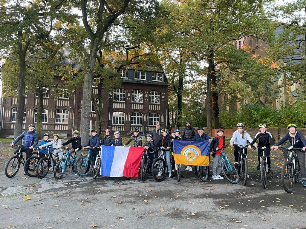 Schülerinnen und Schüler der KKG beim Frankreich-Austausch in Saint-Omer