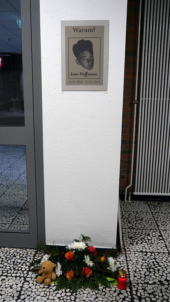 Stille Gedenkfeier für Leon Hoffmann