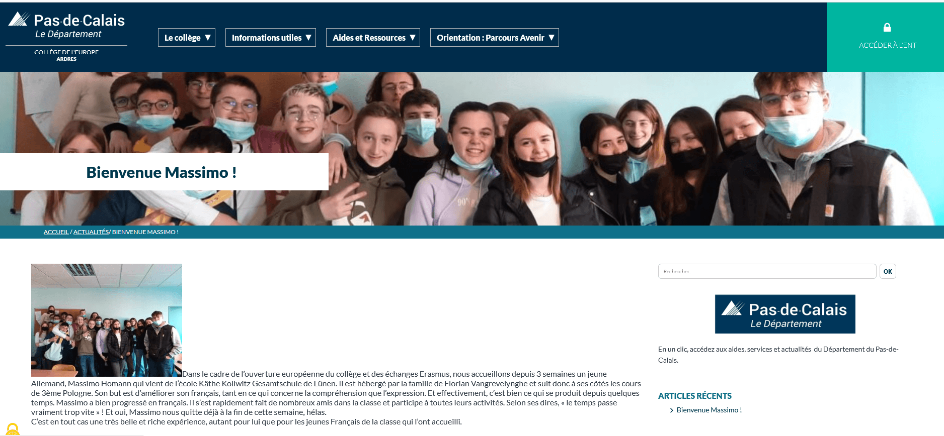 Schüleraustausch mit Erasmus+